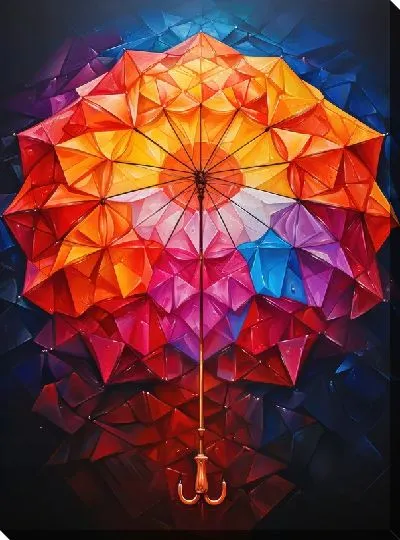 Картина маслом Арт зонт №23