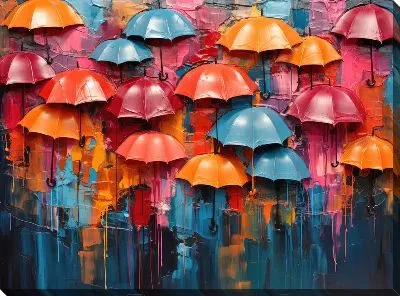 Зонты в стиле арт №43