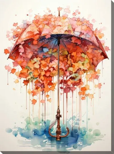 Постер Зонт в стиле арт №56