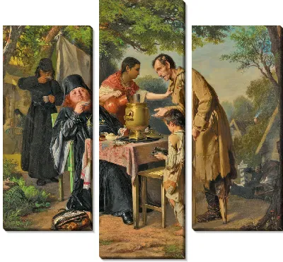 Картина Чаепитие в Мытищах