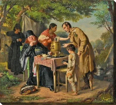 Картина Чаепитие в Мытищах