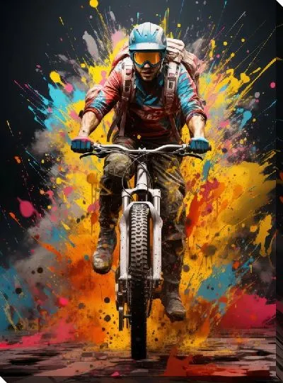 Постер Арт-велосипед №2