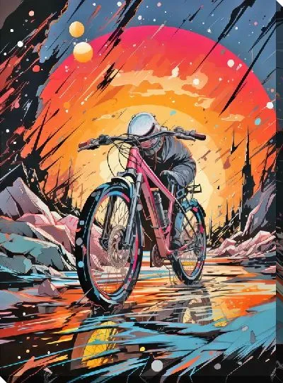 Постер Арт-велосипед №4