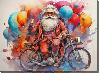 Картина маслом Арт-велосипед №10