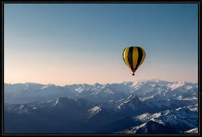 Картина Воздушный шар и горы №42