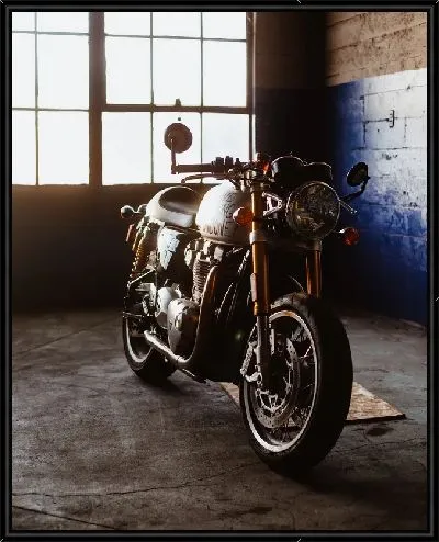 Картина Ретро-мотоцикл