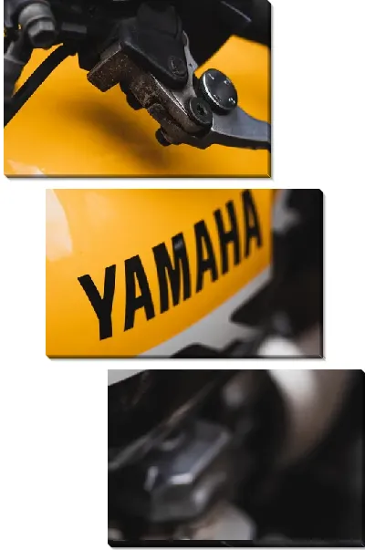 Модульная картина Yamaha мотоцикл