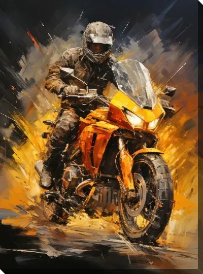 Постер Гонка на мотоцикле №15