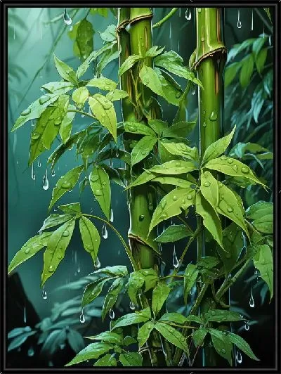 Картина Бамбук в стиле арт №25