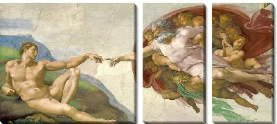 Картина Сотворение Адама