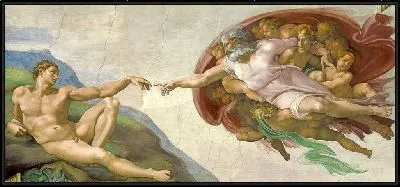 Картина Сотворение Адама