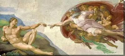Картина Сотворение Адама