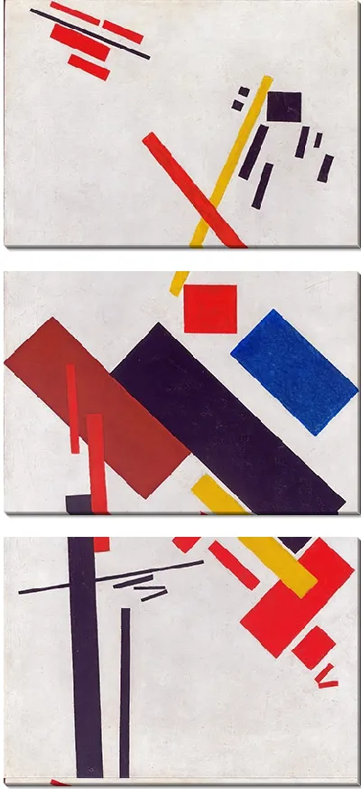 Картина Строящийся дом