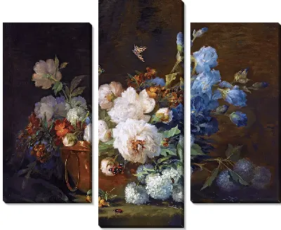 Пионы в корзине