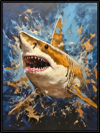 Картина Золотая акула