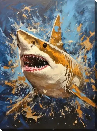 Постер Золотая акула