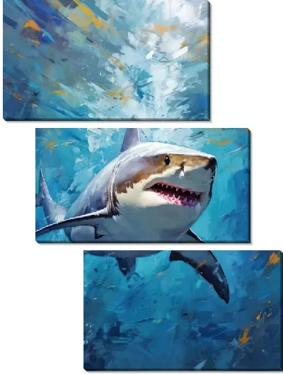 Модульная картина Арт акула №3