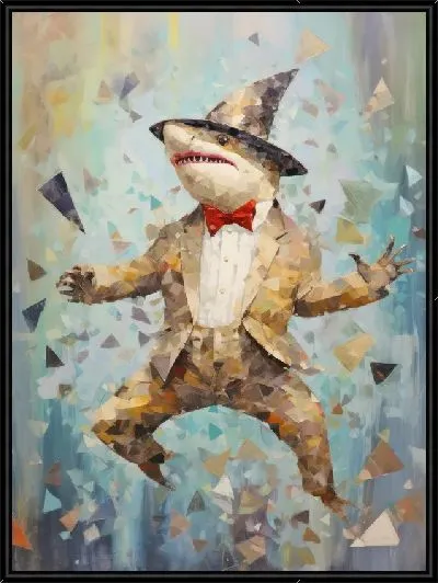 Картина Акула в костюме