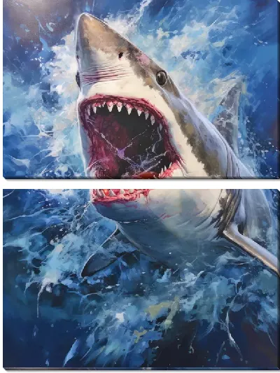 Модульная картина Арт акула №10
