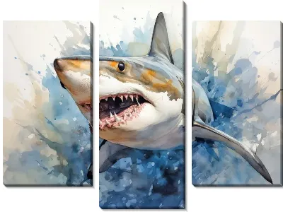 Модульная картина Арт акула №27