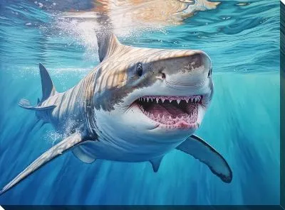 Картина маслом Арт акула №33