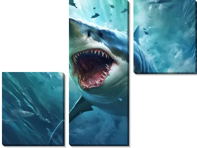 Модульная картина Арт акула №38