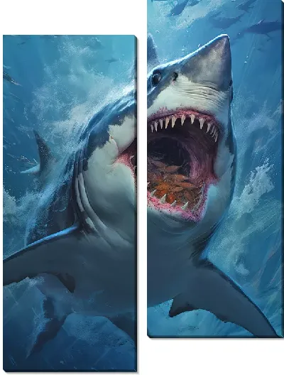 Модульная картина Арт акула №39