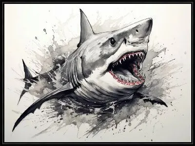 Арт акула №52