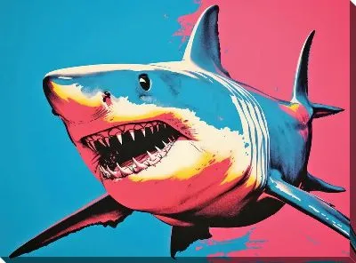 Картина маслом Арт акула №53