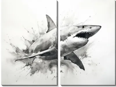 Модульная картина Арт акула №61