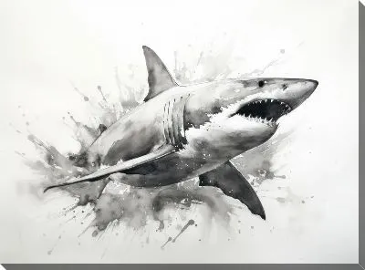 Постер Арт акула №61