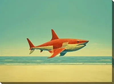 Картина маслом Арт акула №65
