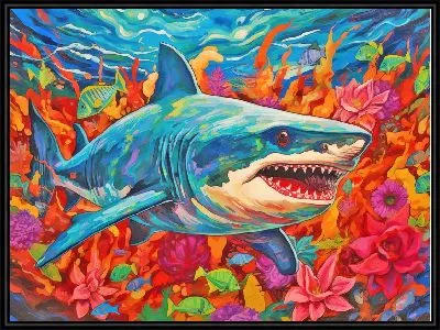 Арт акула №71
