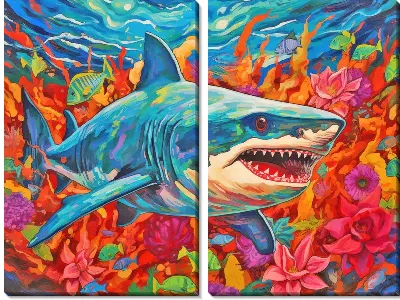 Арт акула №71
