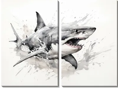 Модульная картина Арт акула №72