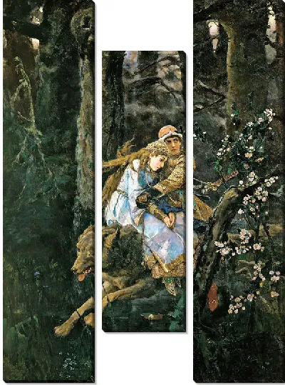 Картина Иван-царевич на сером волке