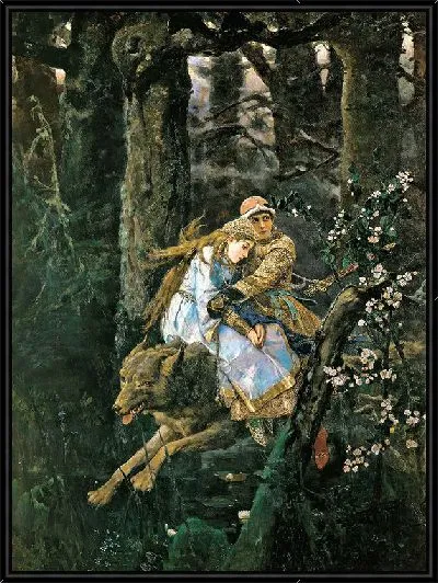 Картина Иван-царевич на сером волке