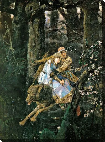 Картина Иван-царевич на сером волке