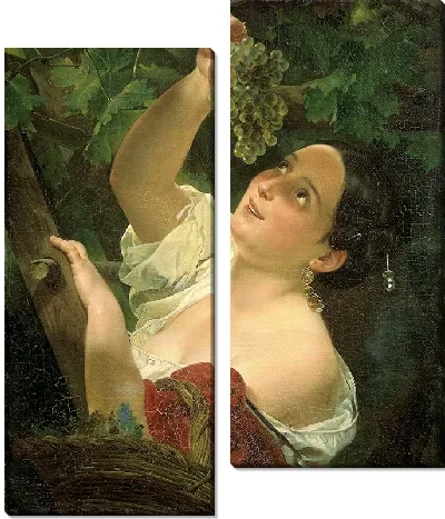Итальянский полдень (Девушка с виноградом)