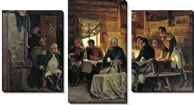 Картина Совет в Филях