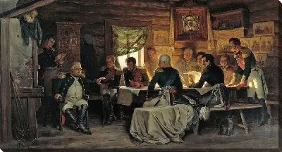 Картина Совет в Филях