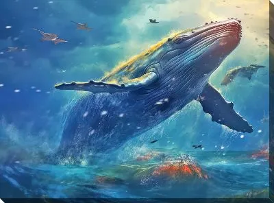 Постер Кит в стиле арт №55