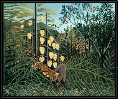 Борьба между тигром и быком (Struggle between Tiger and Bull)