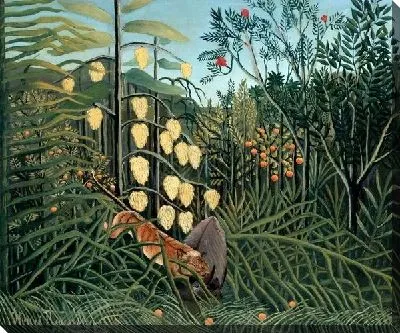 Борьба между тигром и быком (Struggle between Tiger and Bull)