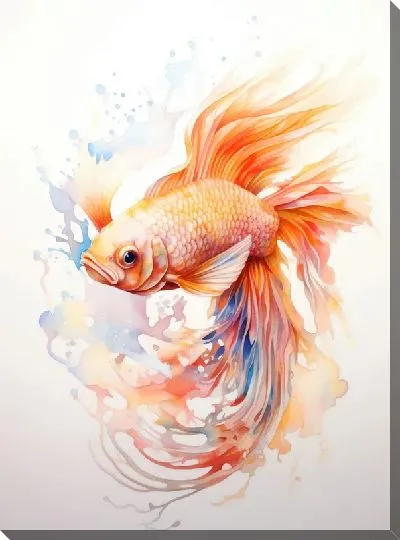 Постер Арт рыба №51