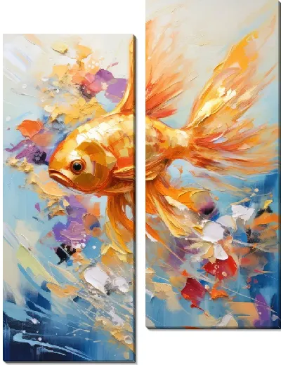 Модульная картина Арт рыба №58