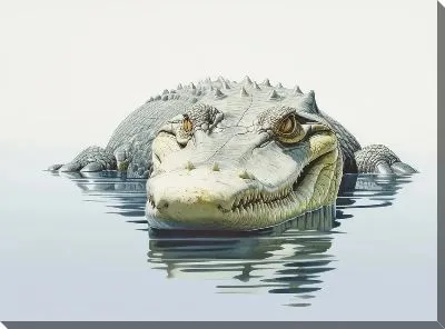 Картина маслом Крокодил №17