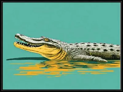 Картина Арт крокодил №38