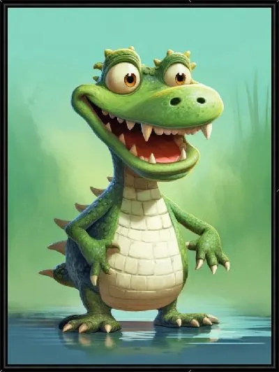 Картина Крокодильчик