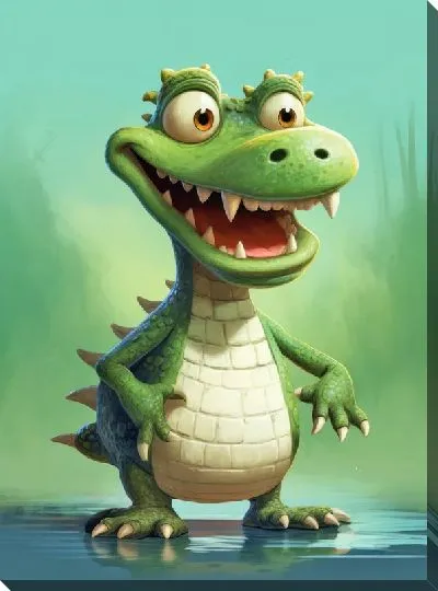 Постер Крокодильчик